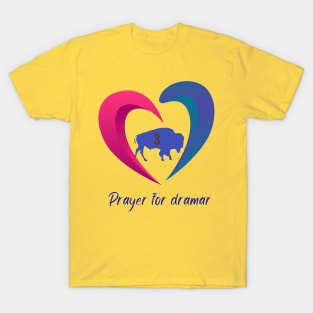 pray for damar hamlin 3 BUFFALO T-Shirt